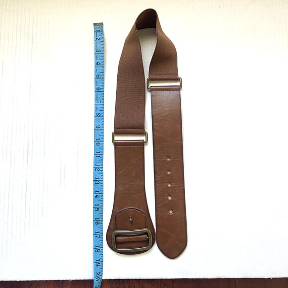 NWOT Vince Comuto WIDE Leather ELASTIC Boho BELT - Picture 8 of 14